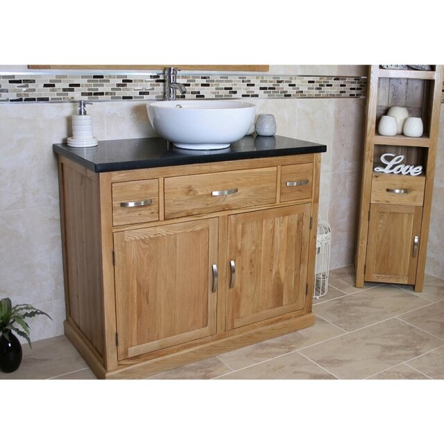 Kennedi 1000mm Single Bathroom Vanity with Vessel Ceramic Basin