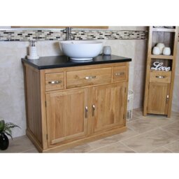 Kennedi 1000mm Single Bathroom Vanity with Vessel Ceramic Basin