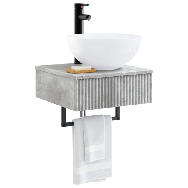 Single Bathroom Vanity with Ceramic Basin
