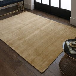 Doris Plain Silky Soft Gold Rug