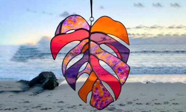 Coastal Plants & Flowers Wall Decor on Acrylic