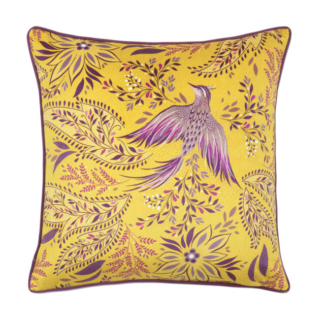Bird Of Paradise 50X50Cm Feather Cushion