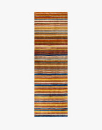 Spice Paprika Runner Stripe Rug 2.40m x 0.70m