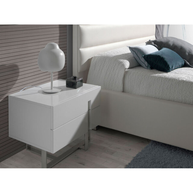 60cm W Manufactured Wood Bedside Table