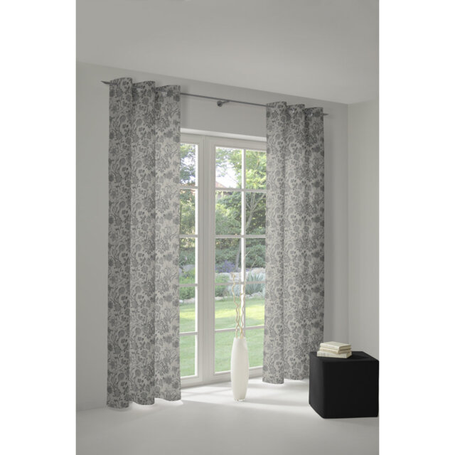 Micheal Cotton Room Darkening Curtain Single Panel
