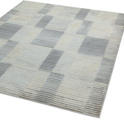Aurora AU14 Ripple Metallic Beige Area Rug