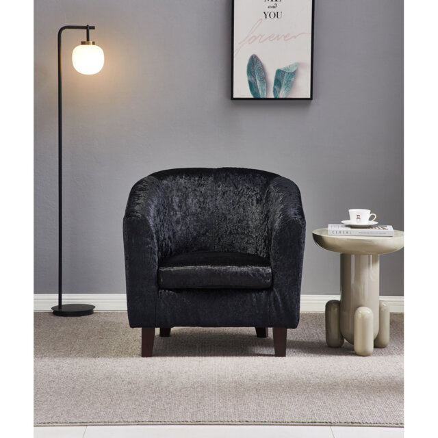 Upholstered Barrel Chair