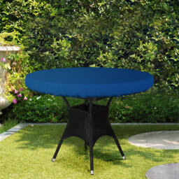 Heavy-Duty Multipurpose Round Patio Table Top Cover, Waterproof Outdoor UV-Resistant Table Cover