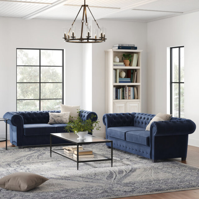 Allegra 3+2 Chesterfield Sofa Set