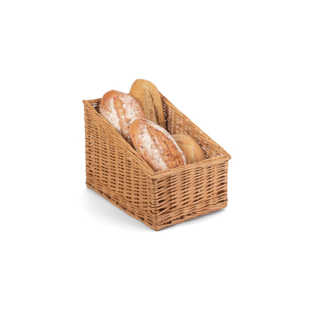 Wicker Sloped-Sided Display Basket