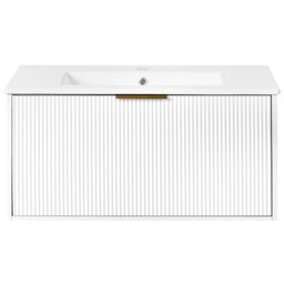 Rutilia 80.00mm Single Bathroom Vanity with Basin