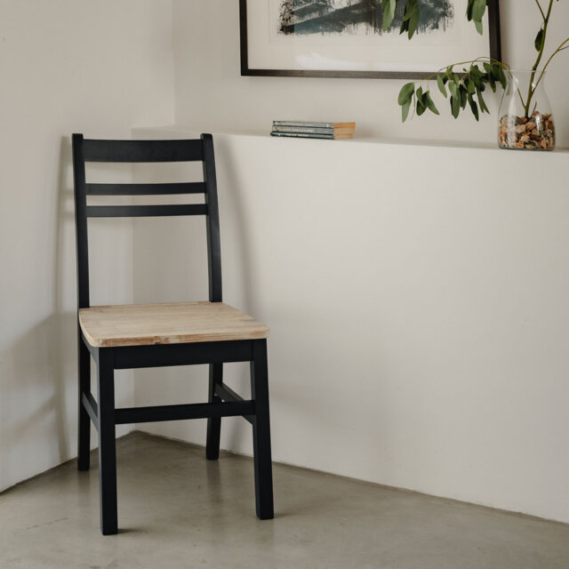 Bayou 48cm H Solid Wood Ladder Back Side Chair