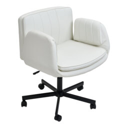 Office Chair with Adjustable Armrests and Wheels