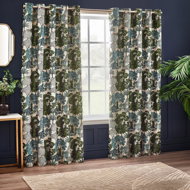 Jacquard Eyelet Curtains