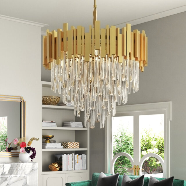 8 - Light Crystal Chandelier