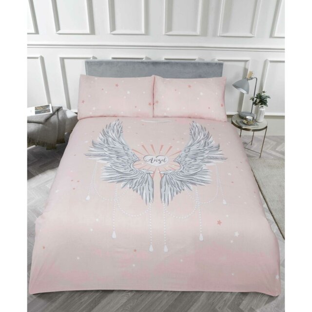 Asia Polyester Graphic Print & Text Bedding with Pillowcases Included