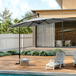 3M Cantilever Parasol with LED Light