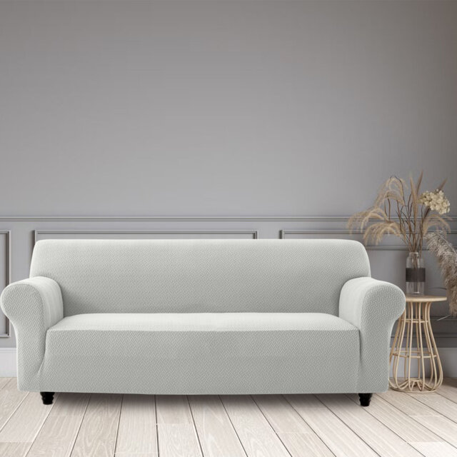 Stretch Sofa Slipcover – Elastic Fitted Spandex Couch Protector - Machine Washable, Anti-Slip, Pet & Kid Friendly - 1-4 Seater Sofa Covers