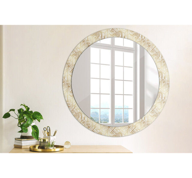 Huldar Glass Flat Wall Mirror