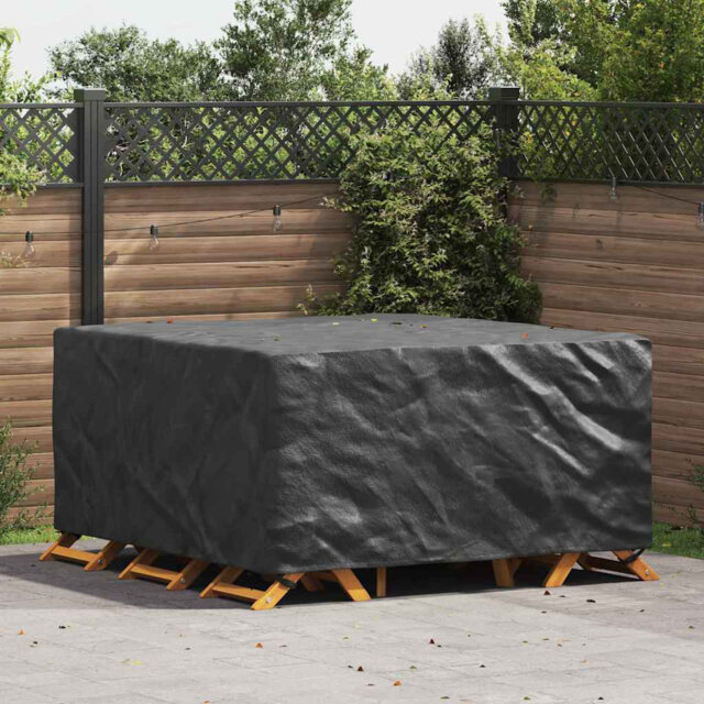 Outdoor Furniture Cover Black 180 X 190 X 85 Cm 600D