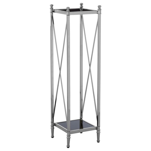 Boissonneault Square Multi-Tiered Teak Plant Stand