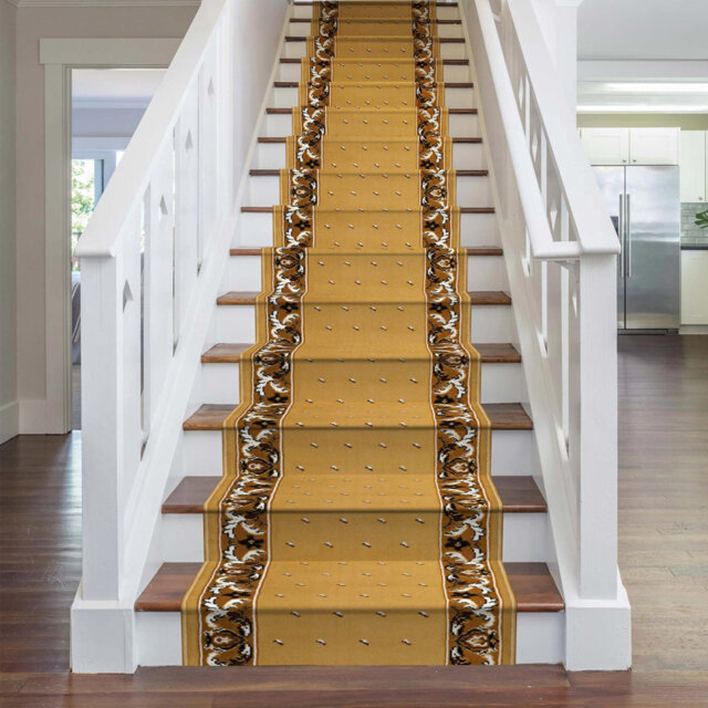 Stair Runner Alsafi Polka Dots Indoor / Outdoor Area Rug