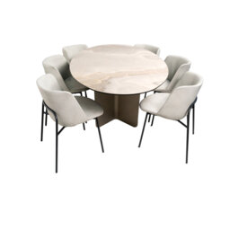 Caitlain 6 - Person Dining Set