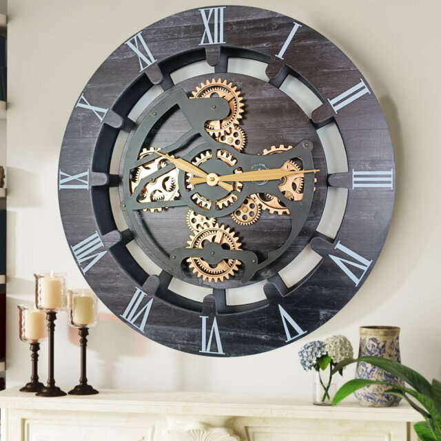 Solid Wood Wall Clock