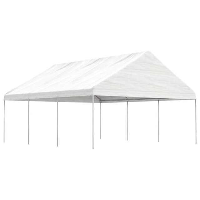 Dakota Fields Gazebo With Roof White 6.69X5.88X3.75 M Polyethylene