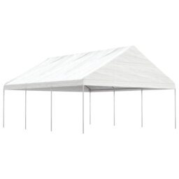 Dakota Fields Gazebo With Roof White 6.69X5.88X3.75 M Polyethylene