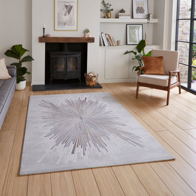 Creation area rug Machine Woven Rectangle Pink