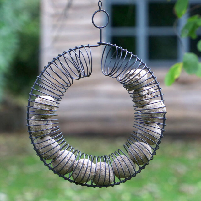 Altovise Metal Hanging Decorative Bird Feeder