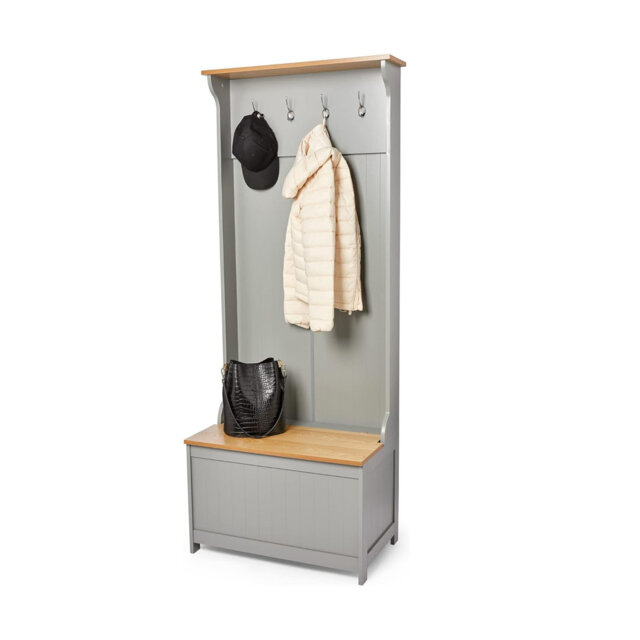 Carlile Hall Tree 73cm Wide with Bench