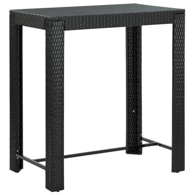 Adhithya Rectangular Metal Outdoor Bar Table , cm W 60.5cm cm D