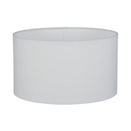 11\"x11\"x8\" Assembly Required Lampshade For Floor Lamp, Table Lamp, Bedside Lamp, Fabric Drum Lampshade Classic Modern Style, Spider Fitter, Linen - Gray