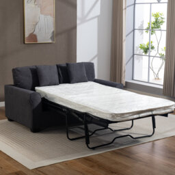 2 Seater Linen Blend Sofa Bed