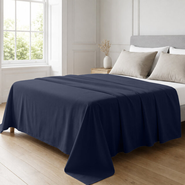 100% Cotton Flat Bed Sheet – Soft, Breathable & Comfortable Bedding for Everyday Use