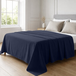100% Cotton Flat Bed Sheet – Soft, Breathable & Comfortable Bedding for Everyday Use
