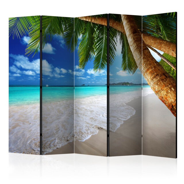 225cm W x 172cm H 5 - Panel  One Sided Room Divider Folding Room Divider