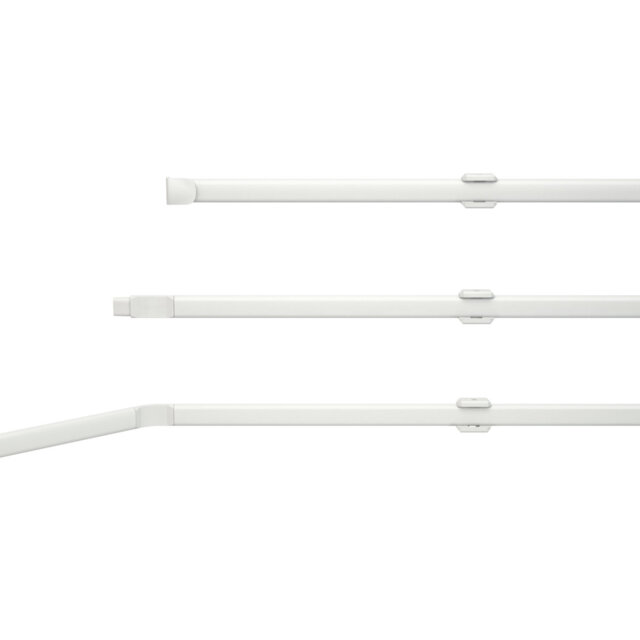 Aule White 1206.5cm Flexi Net Rod