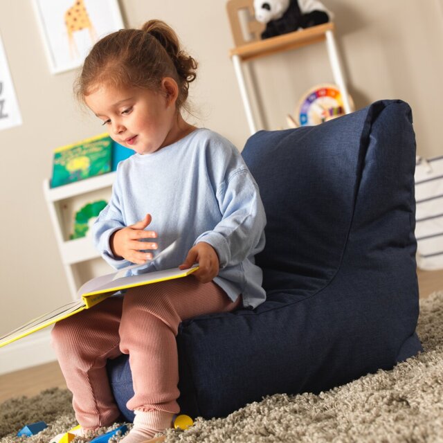 Icon Kids Outdoor Friendly Refillable Classic Bean Bag