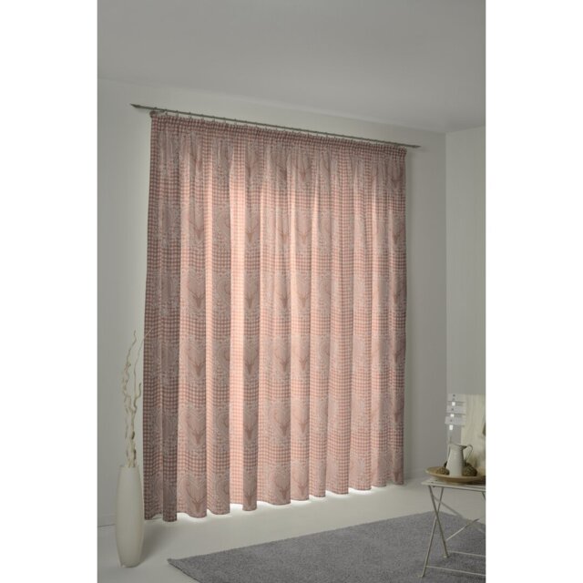 Devos Pencil Pleat Single Curtain, Opaque