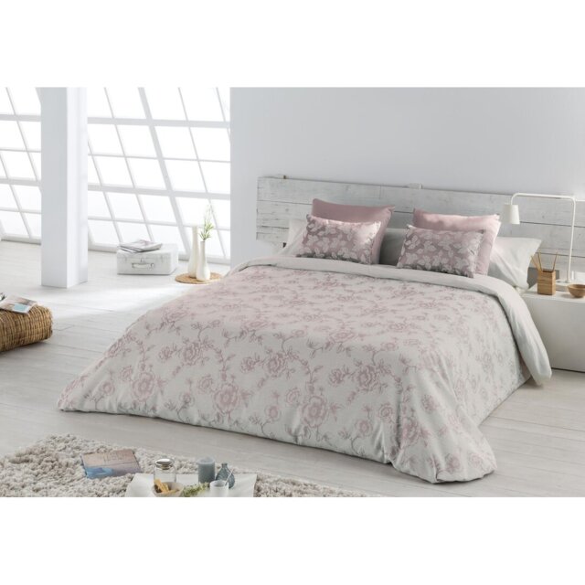 Cotton Blend No Pattern Duvet Cover Set with Pillowcases