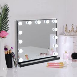 Rectangle LED Metal Mirror Adjustable Wall Mirror