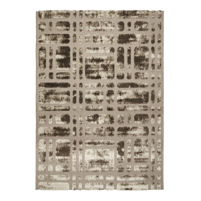 Rainsburg Dehors-Dedans Laby Power Loom Brown/Grey Indoor/Outdoor Rug