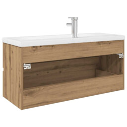 100mm Single Bathroom Vanity with Ceramic Basin