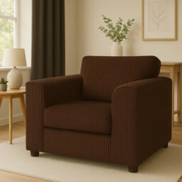 Soft & Stylish Jambo Cord Fabric Armchair