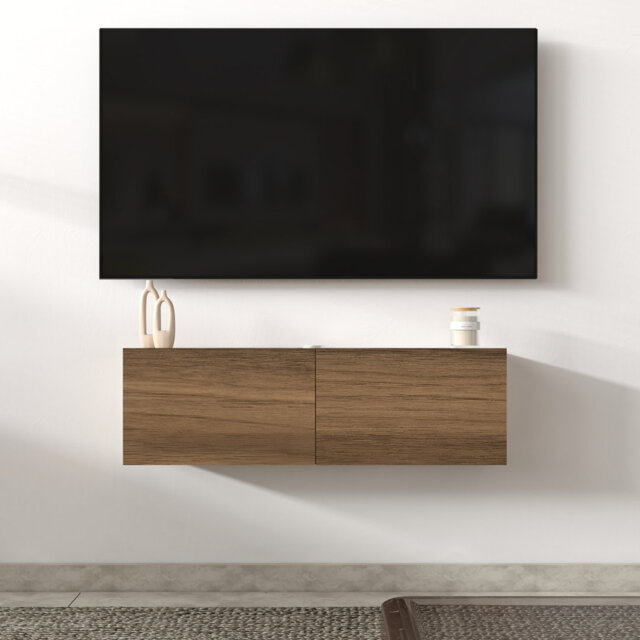 Modular Box Floating Tv Unit