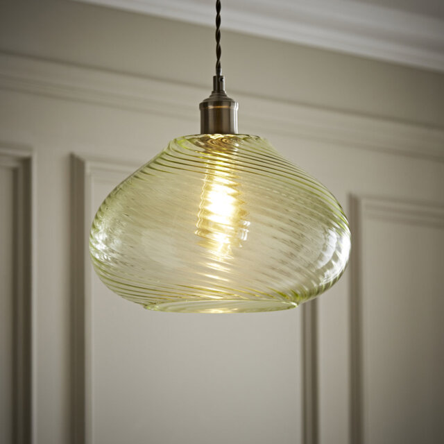 20.3cm H Glass Bowl Pendant Shade ( Slip-On )