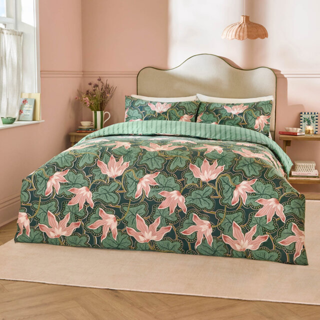 Luella Floral Reversible Duvet Cover Set